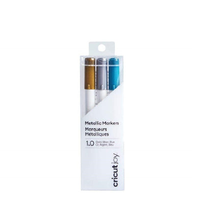 Cricut Toys Cricut Joy Medium Point Markers 3-pack (Gold, Silver, Blue)