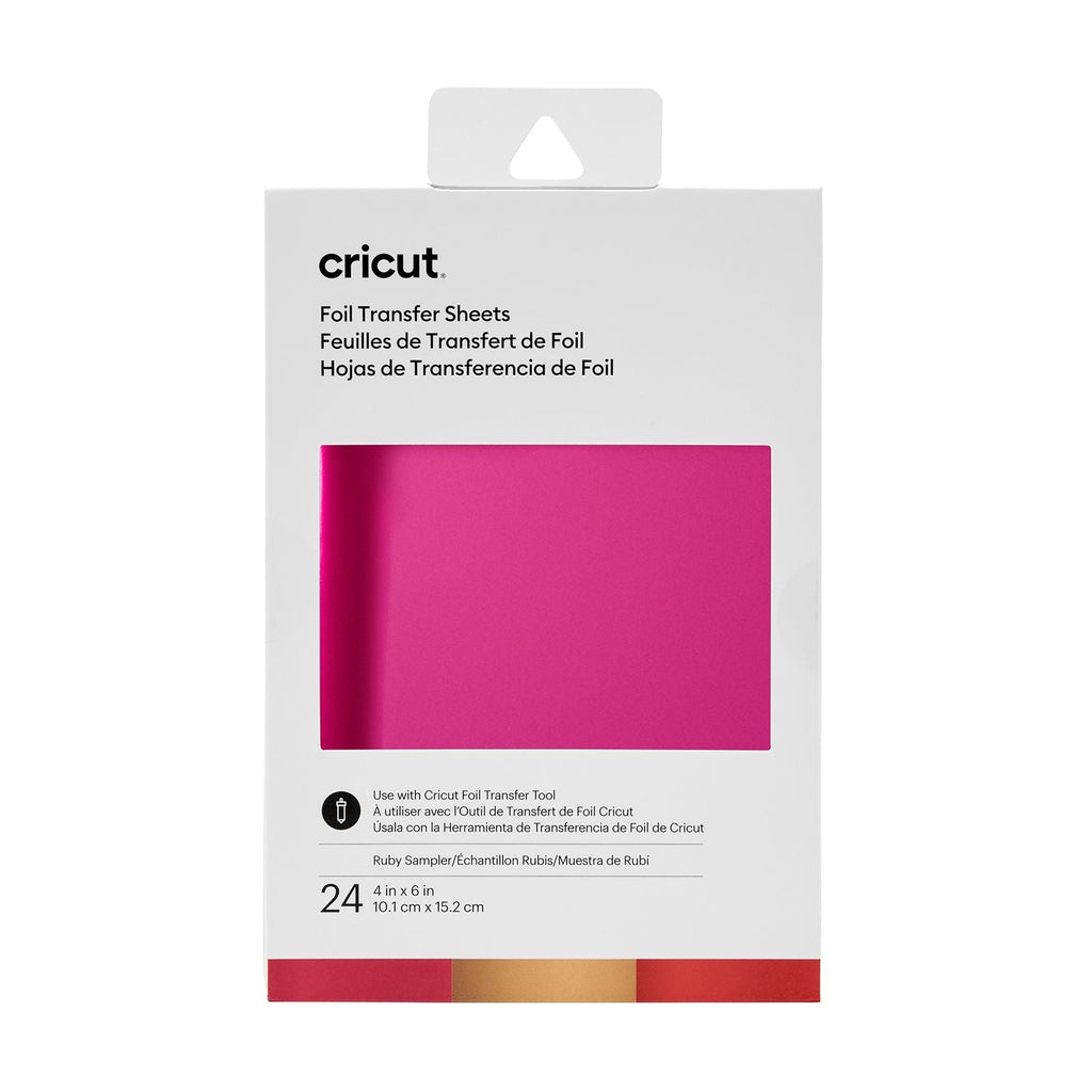 Cricut Toys Cricut Transfer Foil Sheets Sampler 10x15cm 24 sheets (Ruby)