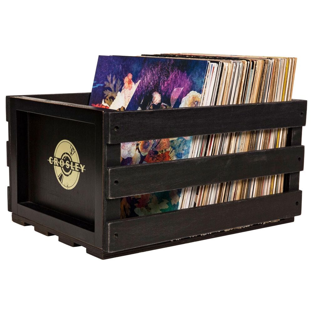 Crosley Electronics Crosley Record Storage Crate - Black