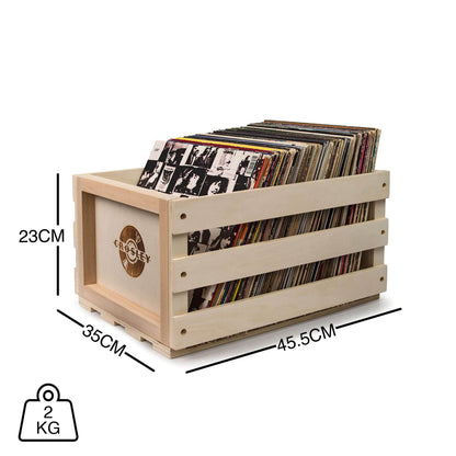 Crosley Electronics Crosley Record Storage Crate - Natural