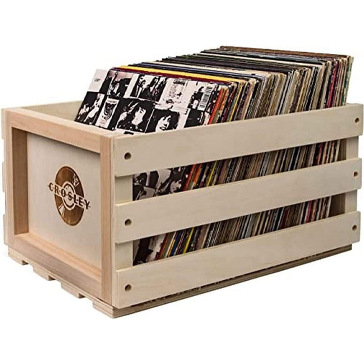 Crosley Electronics Crosley Record Storage Crate - Natural