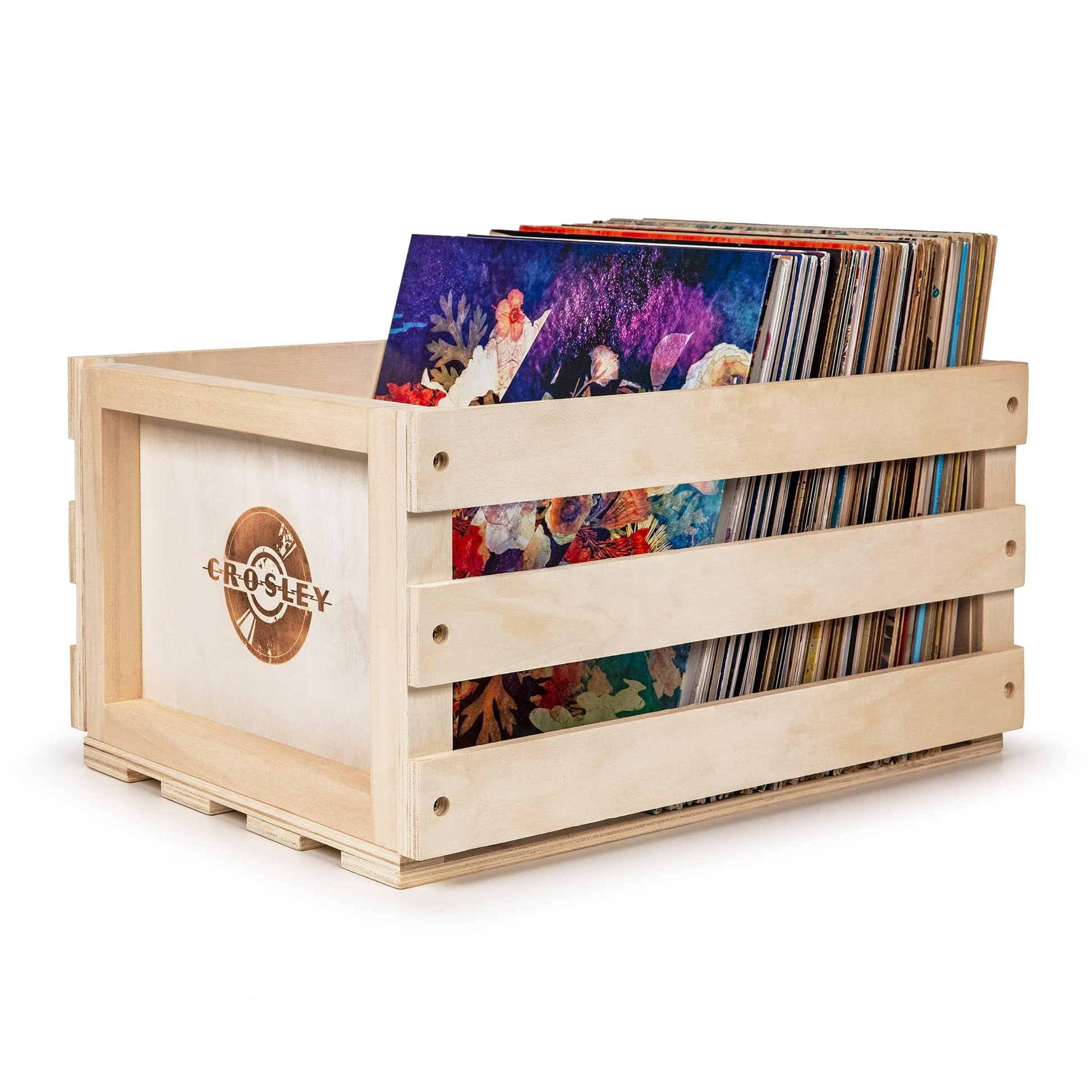 Crosley Electronics Crosley Record Storage Crate - Natural