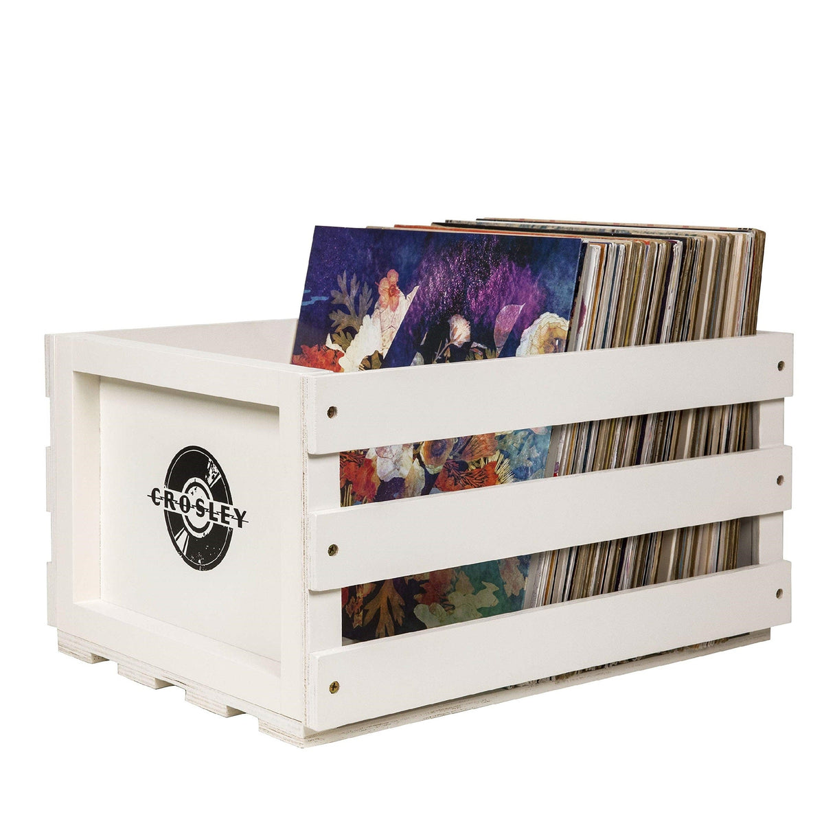 Crosley Record Storage Crate White