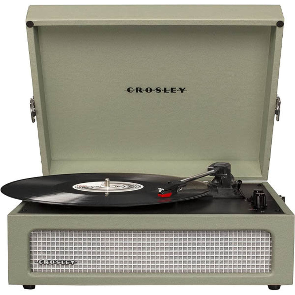Crosley Electronics Crosley Voyager Portable Turntable With Bluetooth Out - Sage