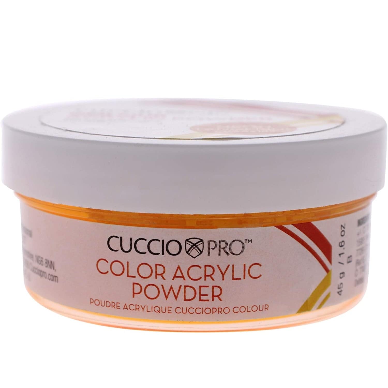 Cuccio Pro Beauty Cuccio Neon Tangerine Coloured Acrylic Powder 45g