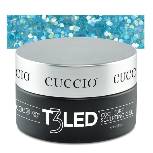 Cuccio Pro Beauty Cuccio T3 Led/UV Blue Bling Nail Polish Gel 28g