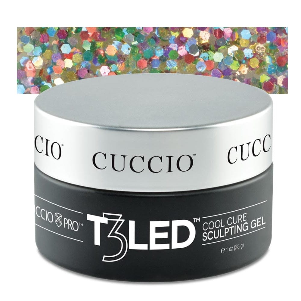 Cuccio Pro Beauty Cuccio T3 Led/UV Rainbow Bling Nail Polish Gel 28g