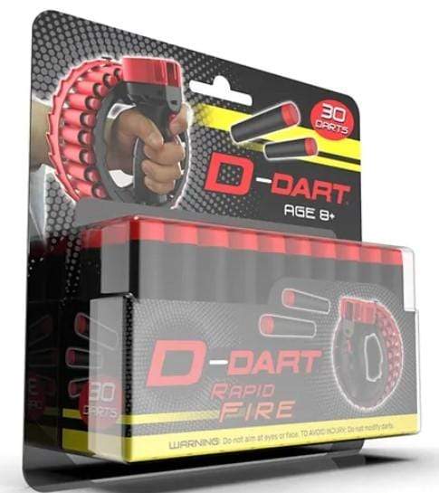 - D-Dart Toys D-Dart Refill Pack of 30 Suction Cup - Multicolour