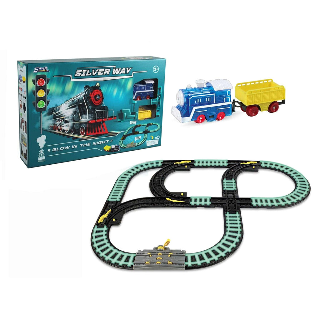 D Power Toys D Power Silver Way Glow in the Night Train Playset