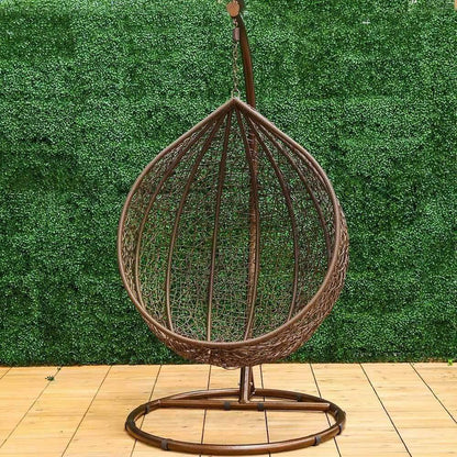 Danube Home & Kitchen Casa Loma Hanging Chair- Green