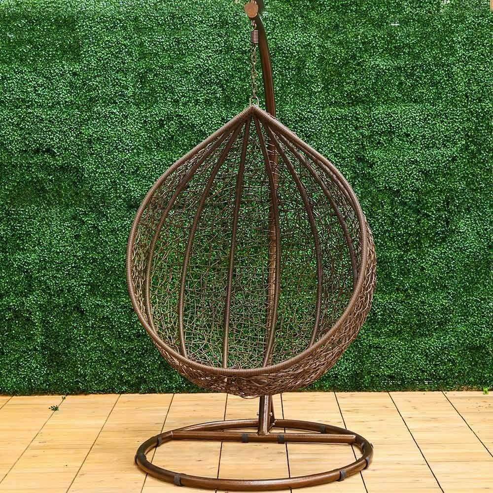 Danube Home & Kitchen Casa Loma Hanging Chair- Green