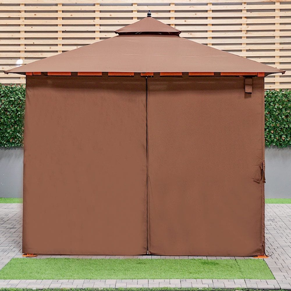 Danube Home & Kitchen Danube Home Forestory Gazebo - Brown