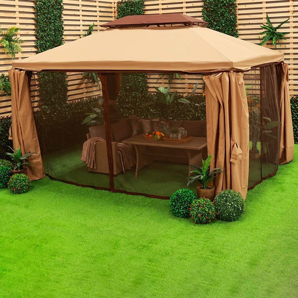 Danube Home & Kitchen Danube Home Roma Gazebo - Beige