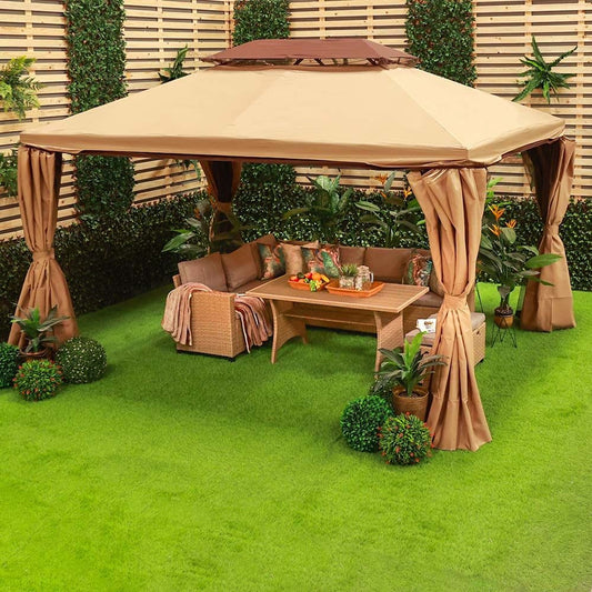 Danube Home & Kitchen Danube Home Roma Gazebo - Beige