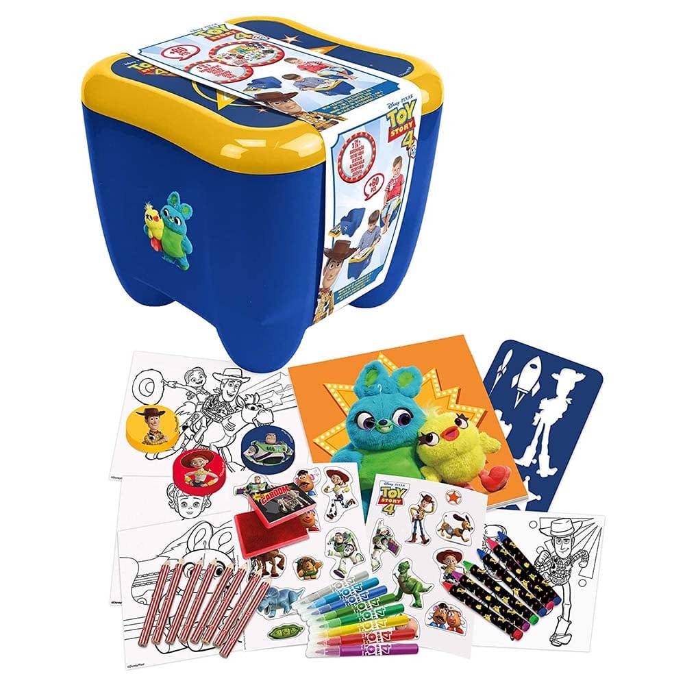 Darpeje Toys Darpeje - Toy Story 4 - Storage Box 3-in-1 60pc-Set