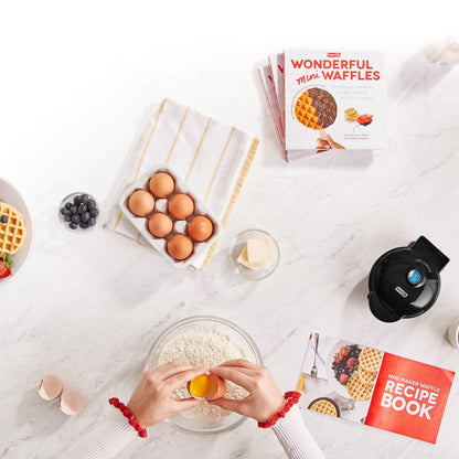 Dash Home & Kitchen Mini Waffle Maker Machine - Black