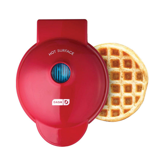 Dash Home & Kitchen Mini Waffle Maker Machine - Red