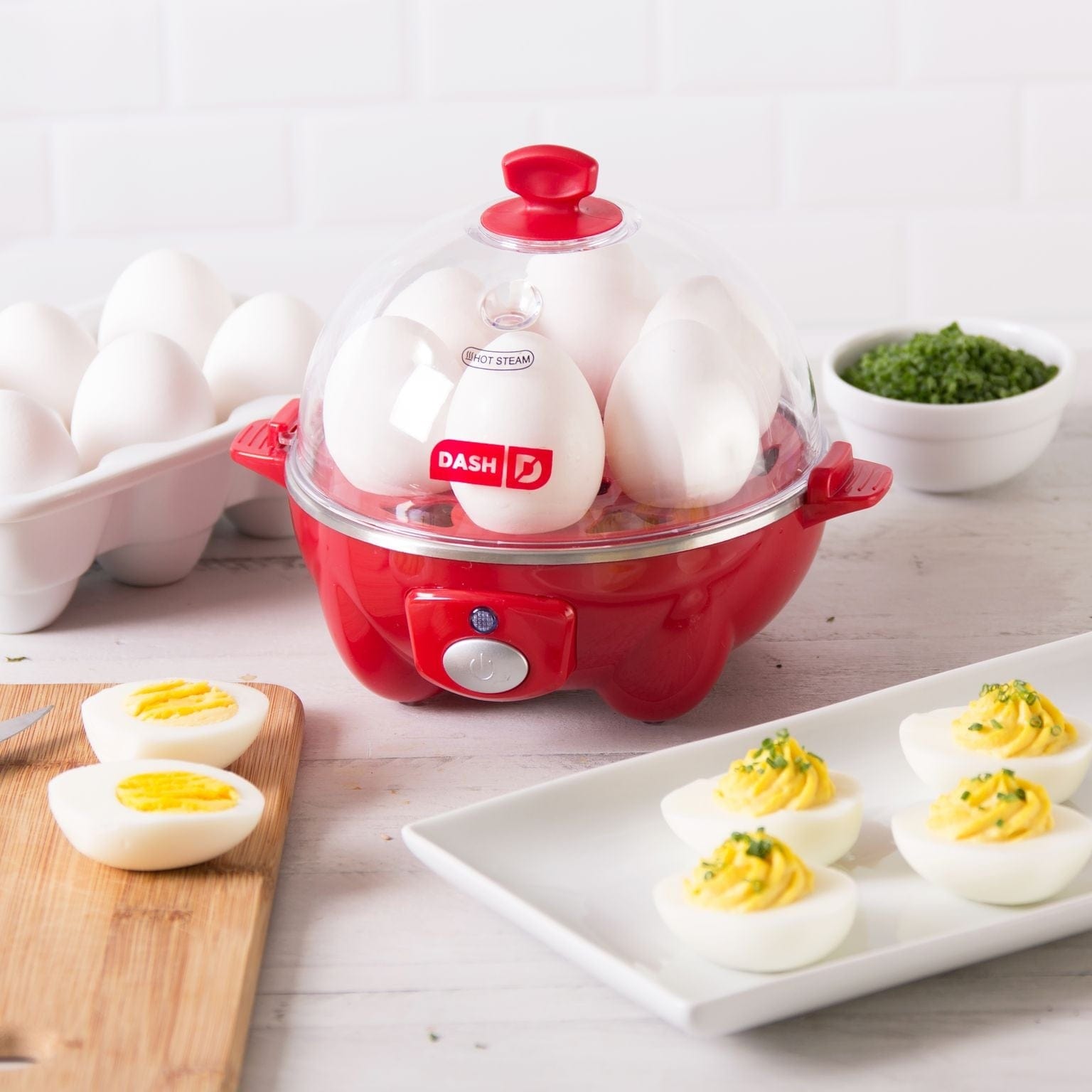 Dash Home & Kitchen Rapid Egg Cooker - Red