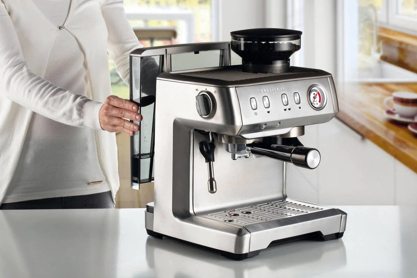 De'Longhi Appliances Ariete Pump Espresso Coffee Maker, Metal 1313