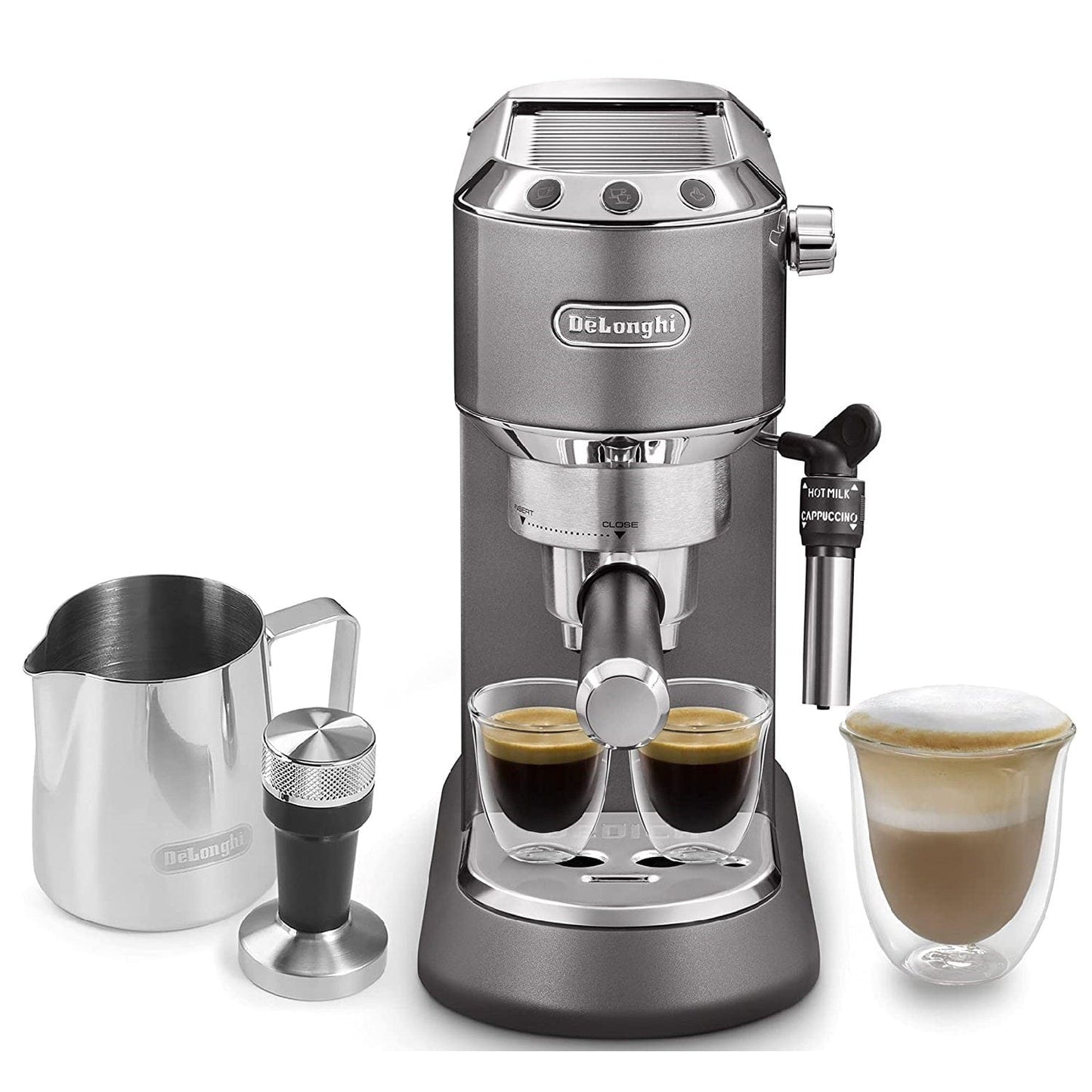 De'Longhi Appliances De'longhi Dedica Metallics Pump Espresso EC785.GY