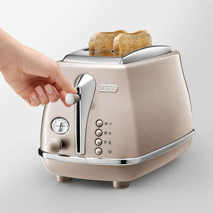 De'Longhi Appliances De'Longhi Icona Metallics 2-Slice Toaster CTOT2003.BG