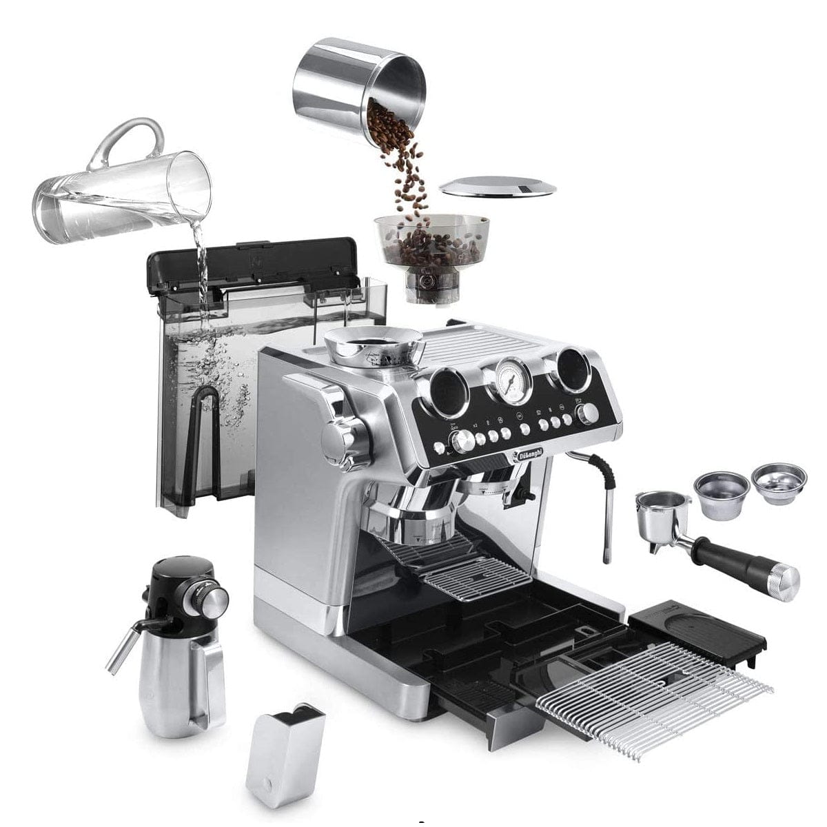 DeLonghi La Specialista Maestro Pump Espresso Coffee Machine Silver
