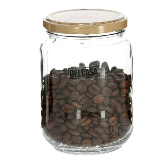 Delcasa Home & Kitchen Delcasa 600ml 6pc Glass Storage Jar Set 1x6 - (DC1753)