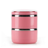 Delcasa Home & Kitchen Delcasa Two Layer Lunch Box 1.1L 1x36 - (DC1622)