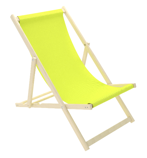 Delsit Sunbed for Children - Lemon
