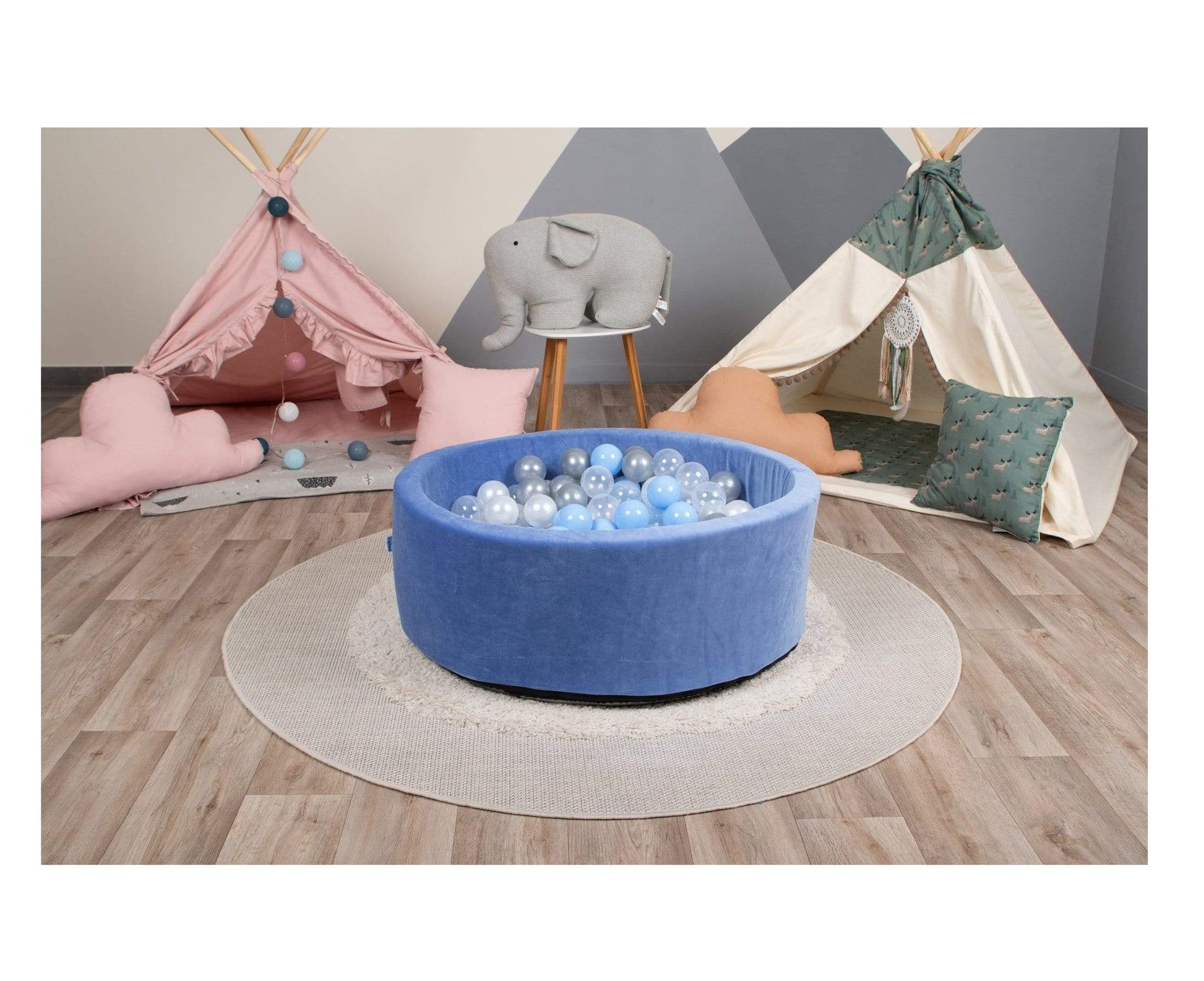 Delsit Toys Delsit Ball Pool Chenille Purple Cloud