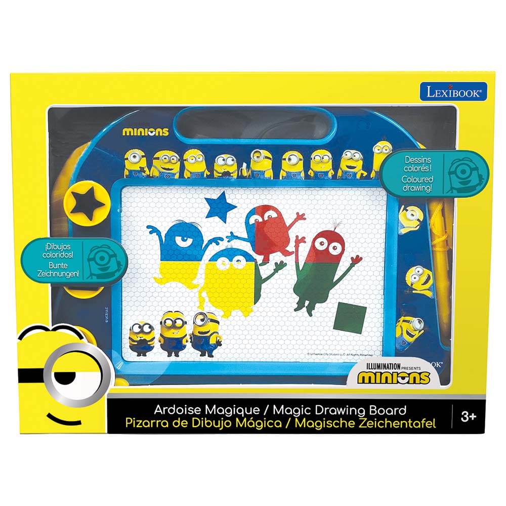 Despicable Me Toys Minions Magnetic Multicolor Drawing Board with accessories A5 format