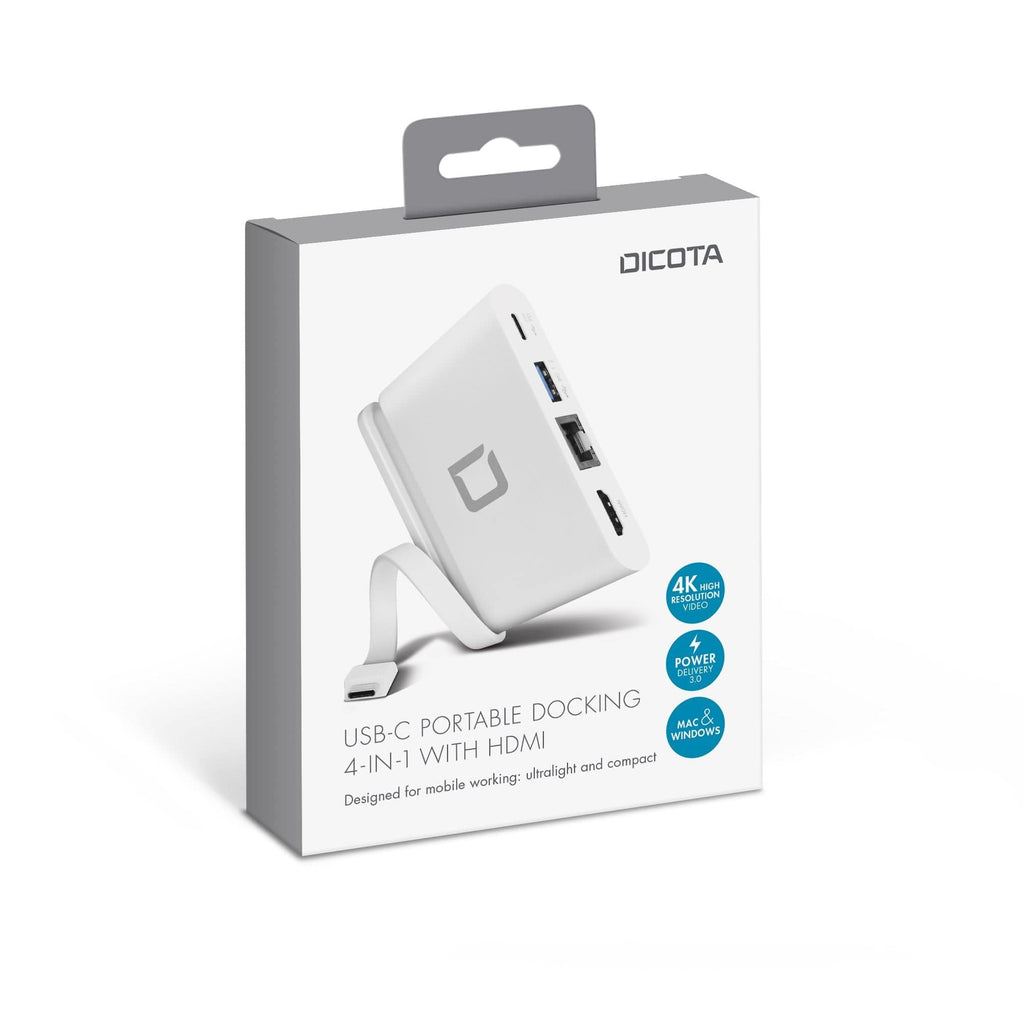 DICOTA Electronics DICOTA USB-C Portable Docking 4-in-1 With HDMI