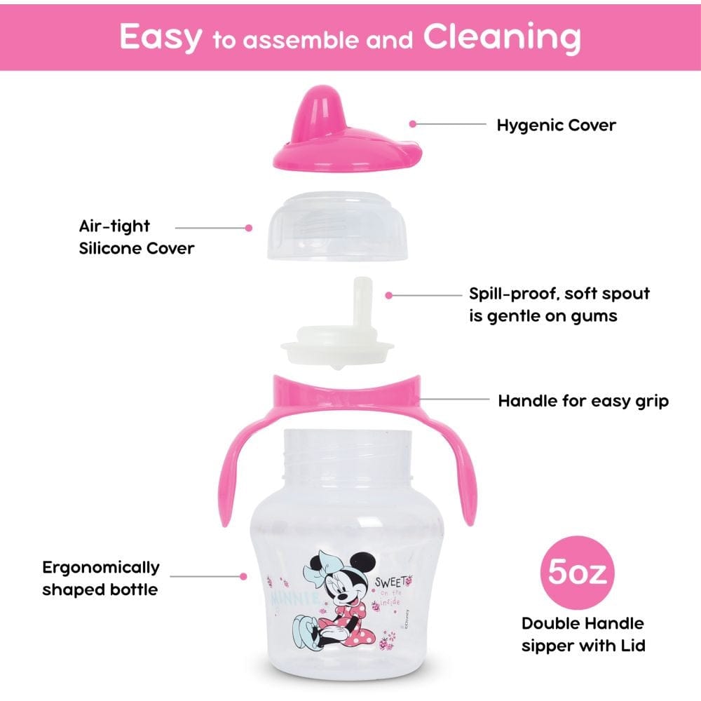 Disney Babies Disney - Double Handle Sipper With Lid - Minnie