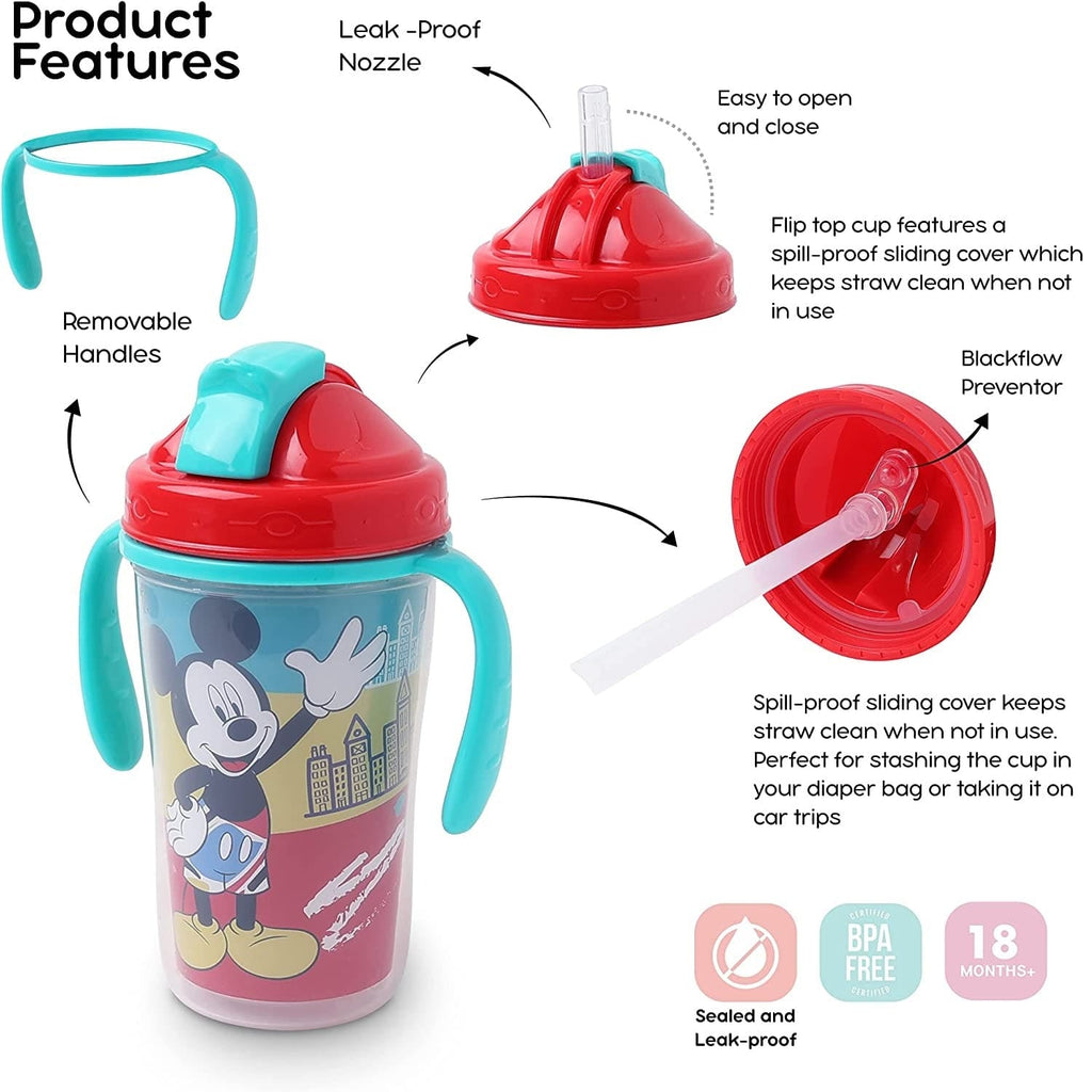 Disney Babies Disney - Mickey Mouse Spill proof Insulated Straw Cup