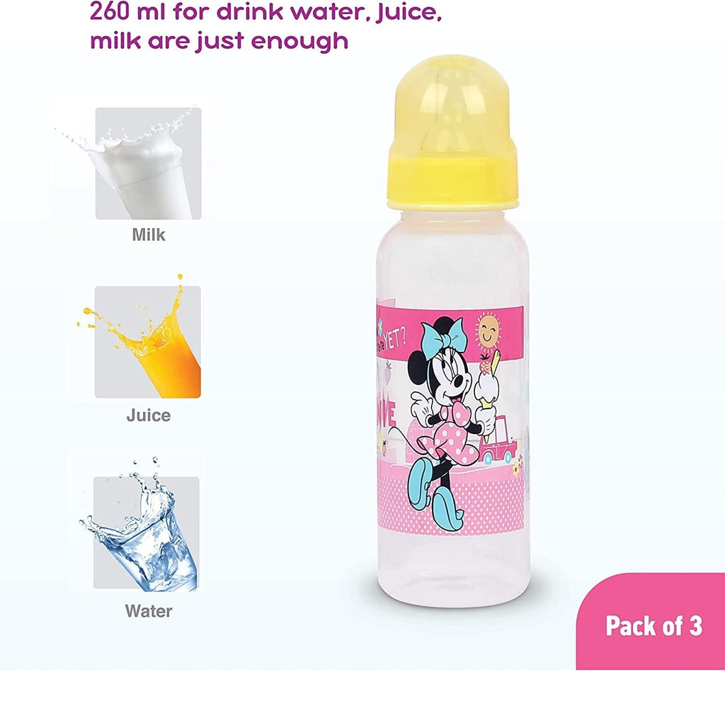 Disney Babies Disney - Minnie Mouse Feeding Bottle, Pack of 3