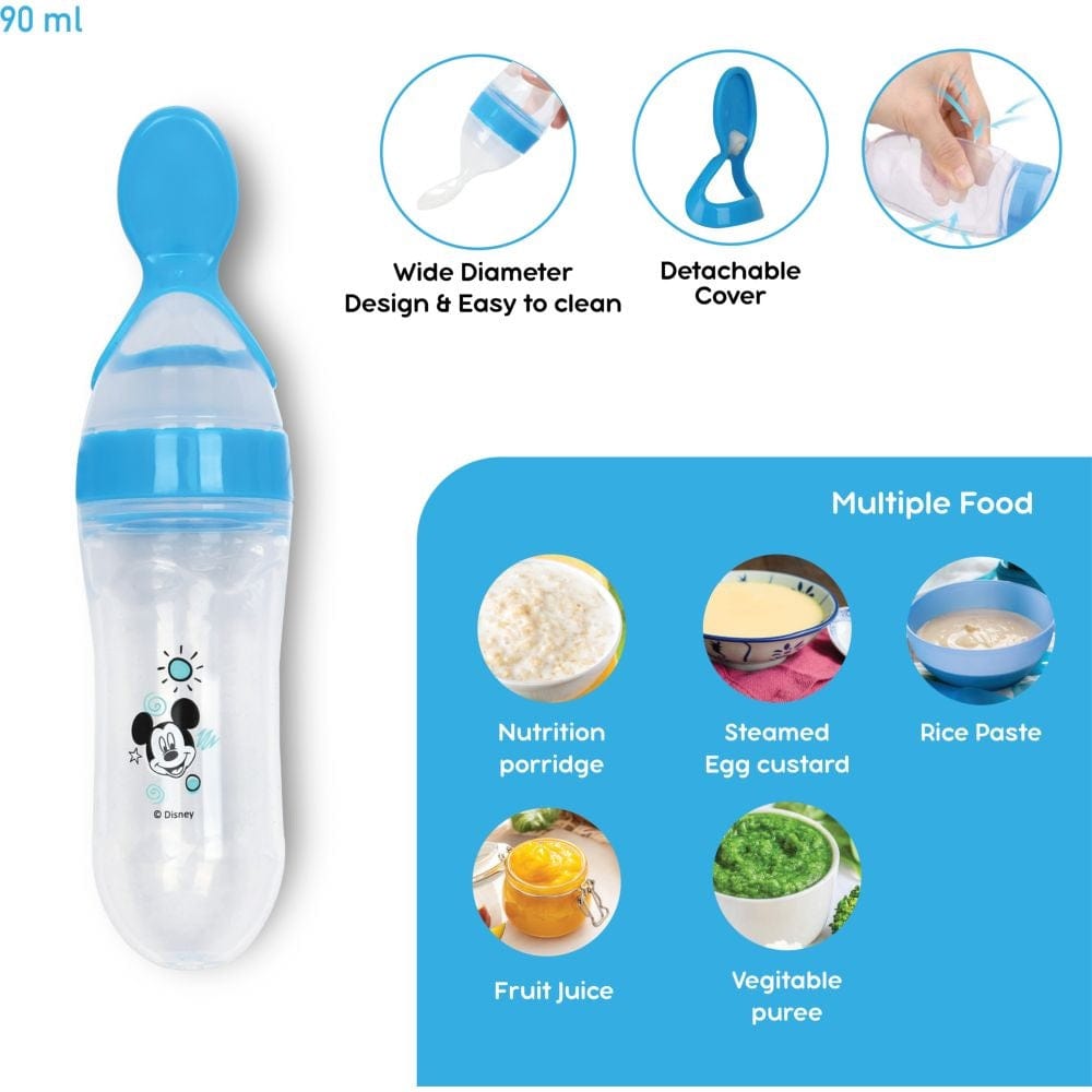 Disney Babies Disney - Silicone Food Dispensing Spoon - Mickey Mouse
