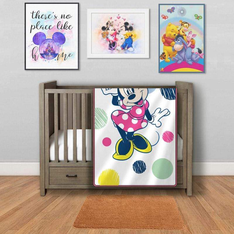 Disney Infant Bedding Infants Beddings Baby Comforter + Pillow set Minnie