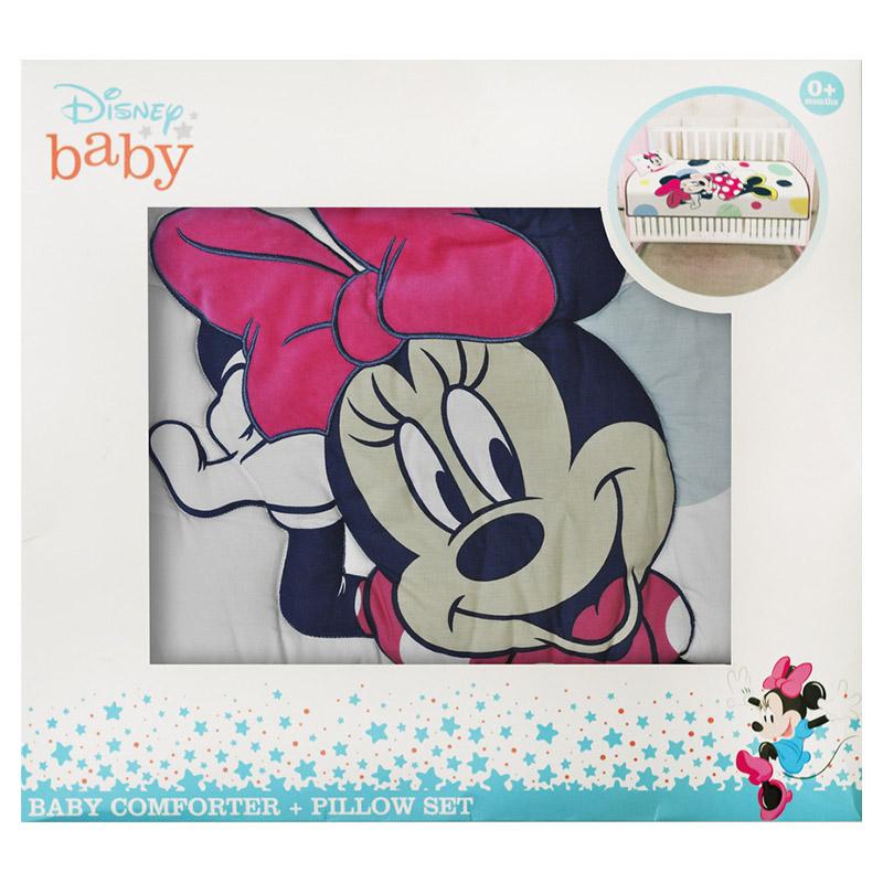 Disney Infant Bedding Infants Beddings Baby Comforter + Pillow set Minnie