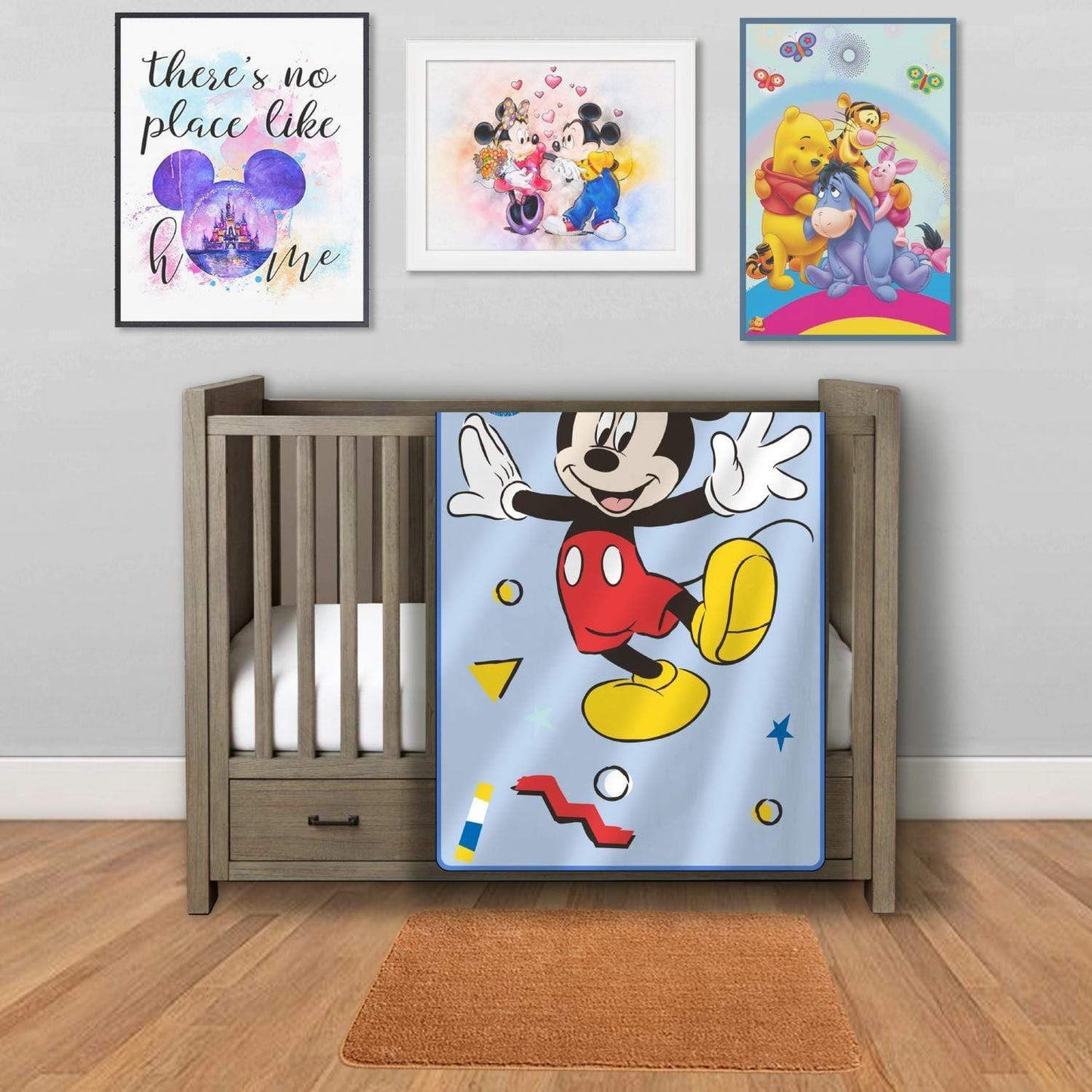 Disney Infant Beddings Infants Beddings Baby Comforter + Pillow set Mickey