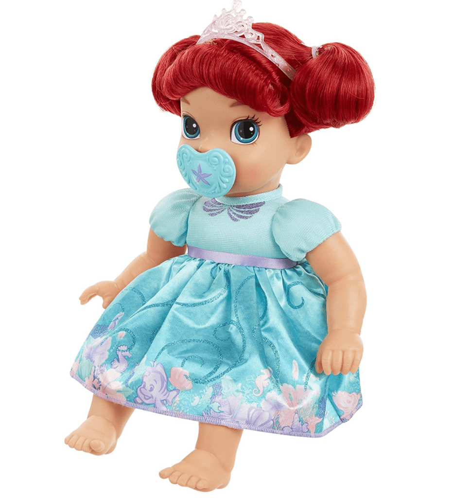 Disney Princess Deluxe Baby­ Ariel Doll with Pacifier Toy