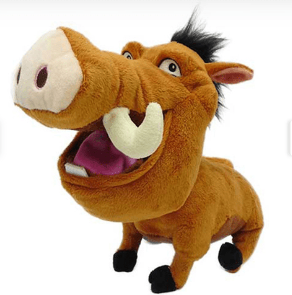 Disney Toys Disney plush lionking parping pumbaa 10"
