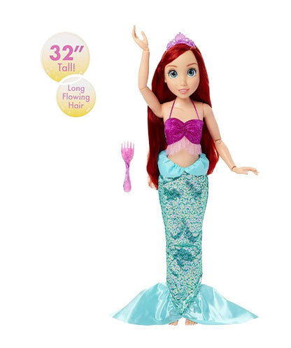 Disney Toys Disney Princess Ariel Doll Playdate, Multi-Colour, 32 inches