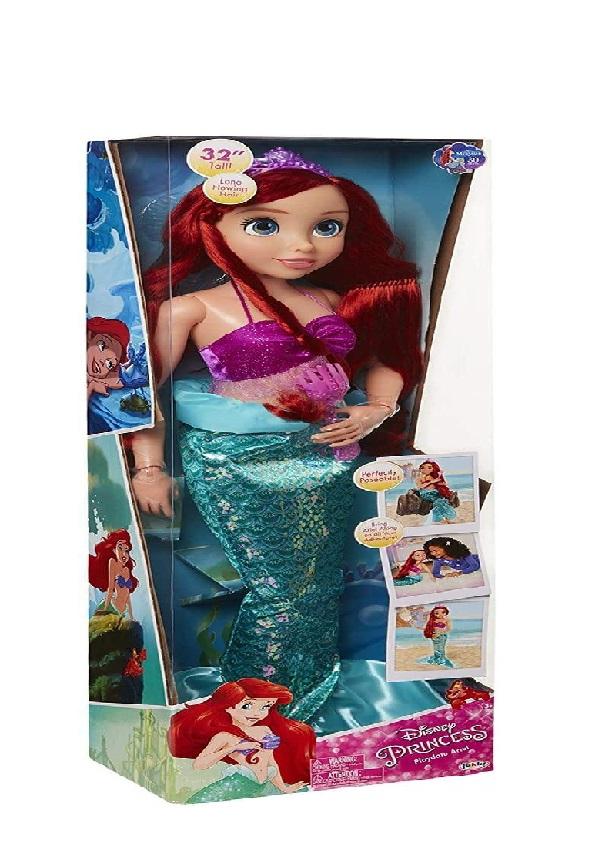 Disney Princess Ariel Doll Playdate Multi Colour 32 Inches Flitit