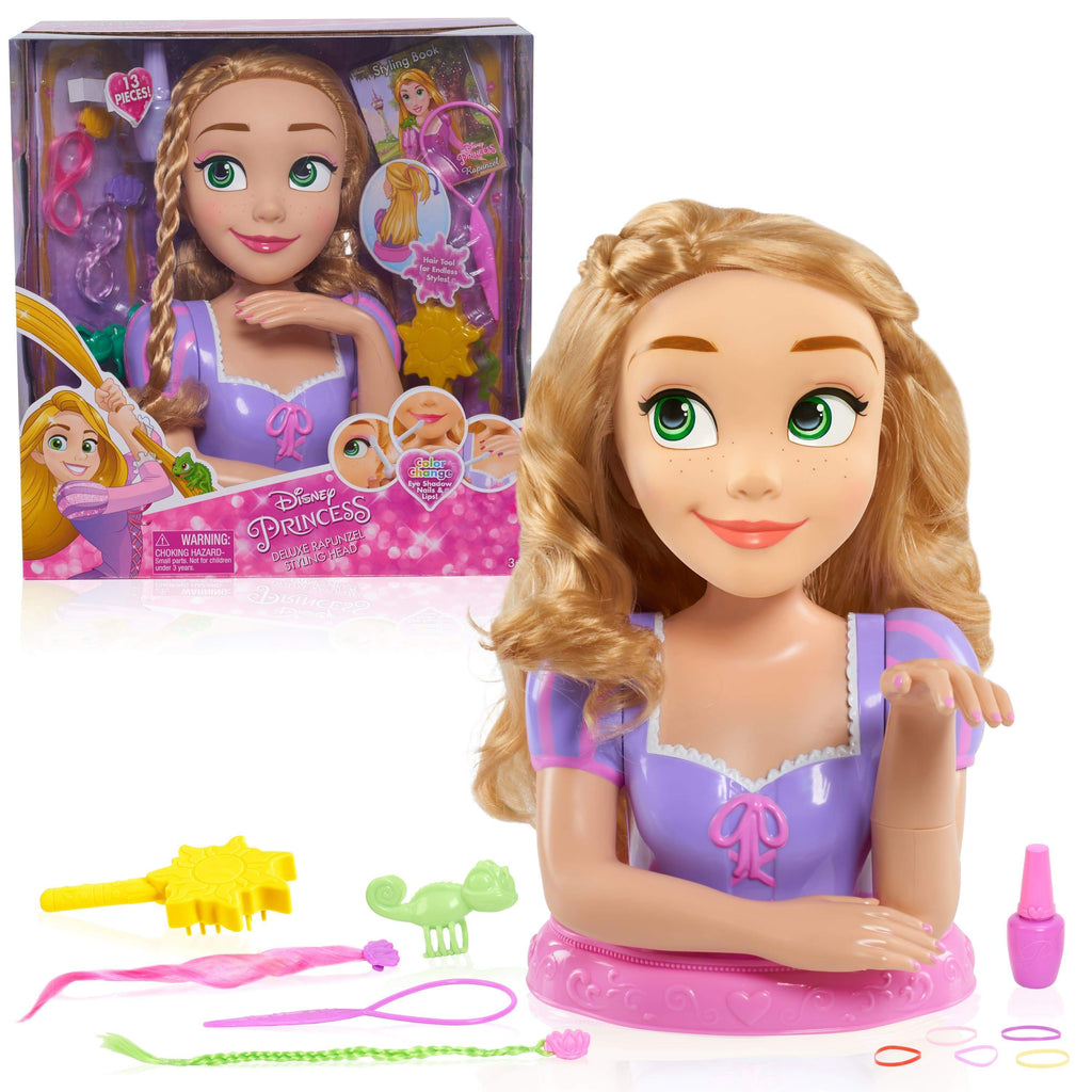 Disney Toys Disney Princess Deluxe Rapunzel Styling Head