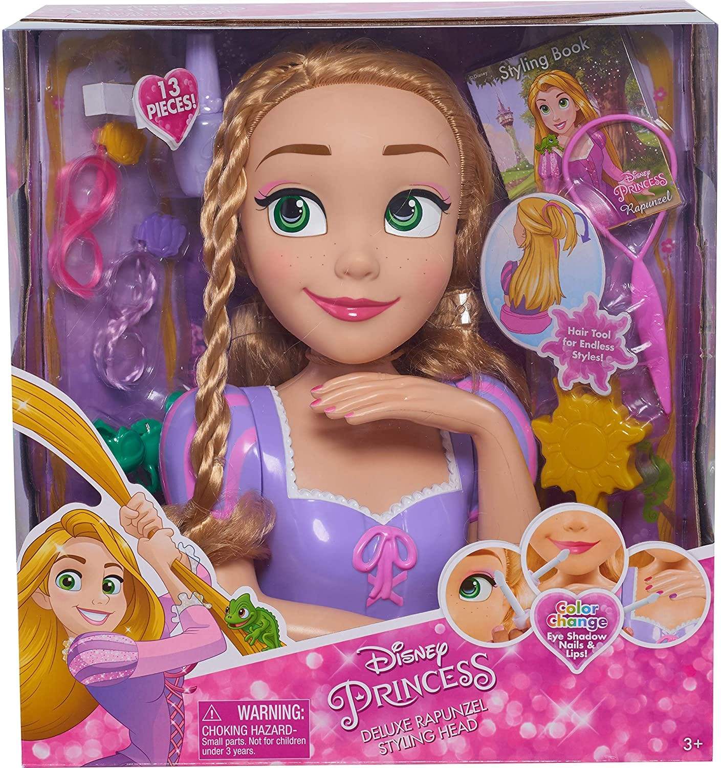 Disney Toys Disney Princess Deluxe Rapunzel Styling Head