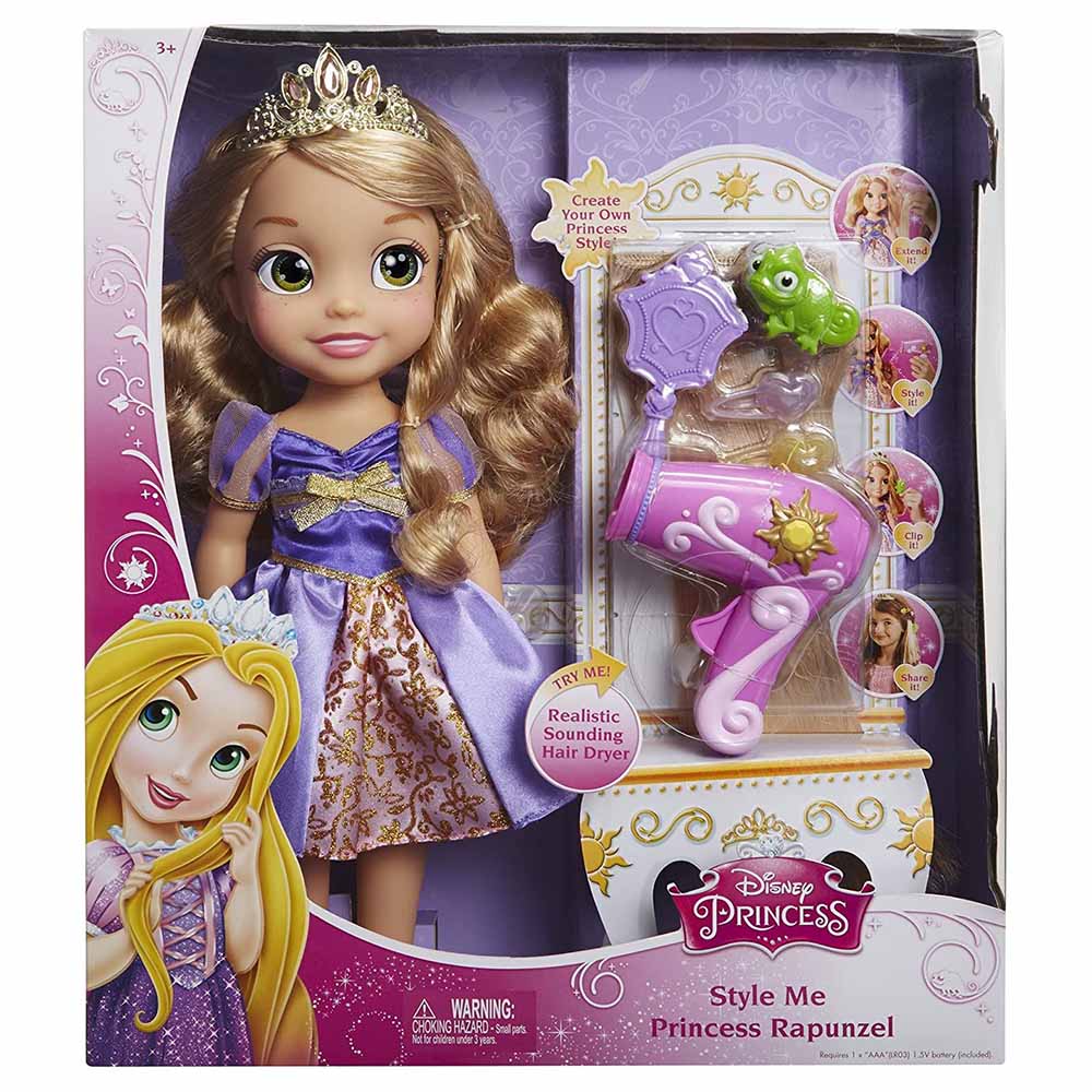 Disney Toys Disney Princess Toddler Style Me Doll 15" Rapunzel