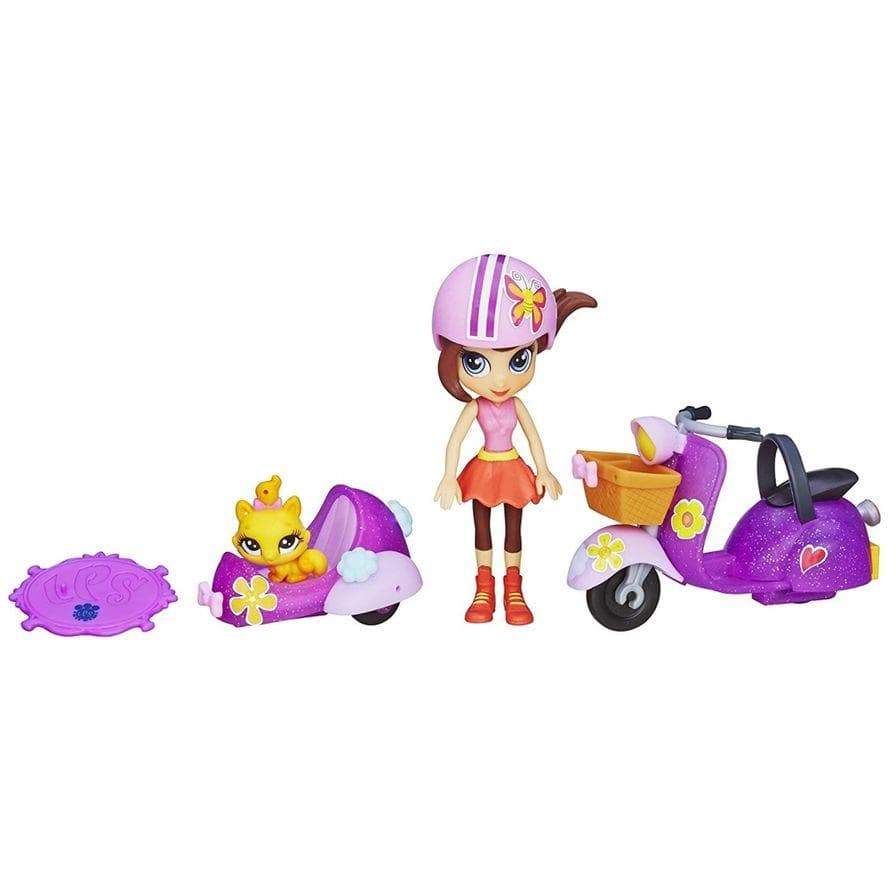 Disney toys Littlest Pet Shop Blythe with Scooter and Felina Murchent