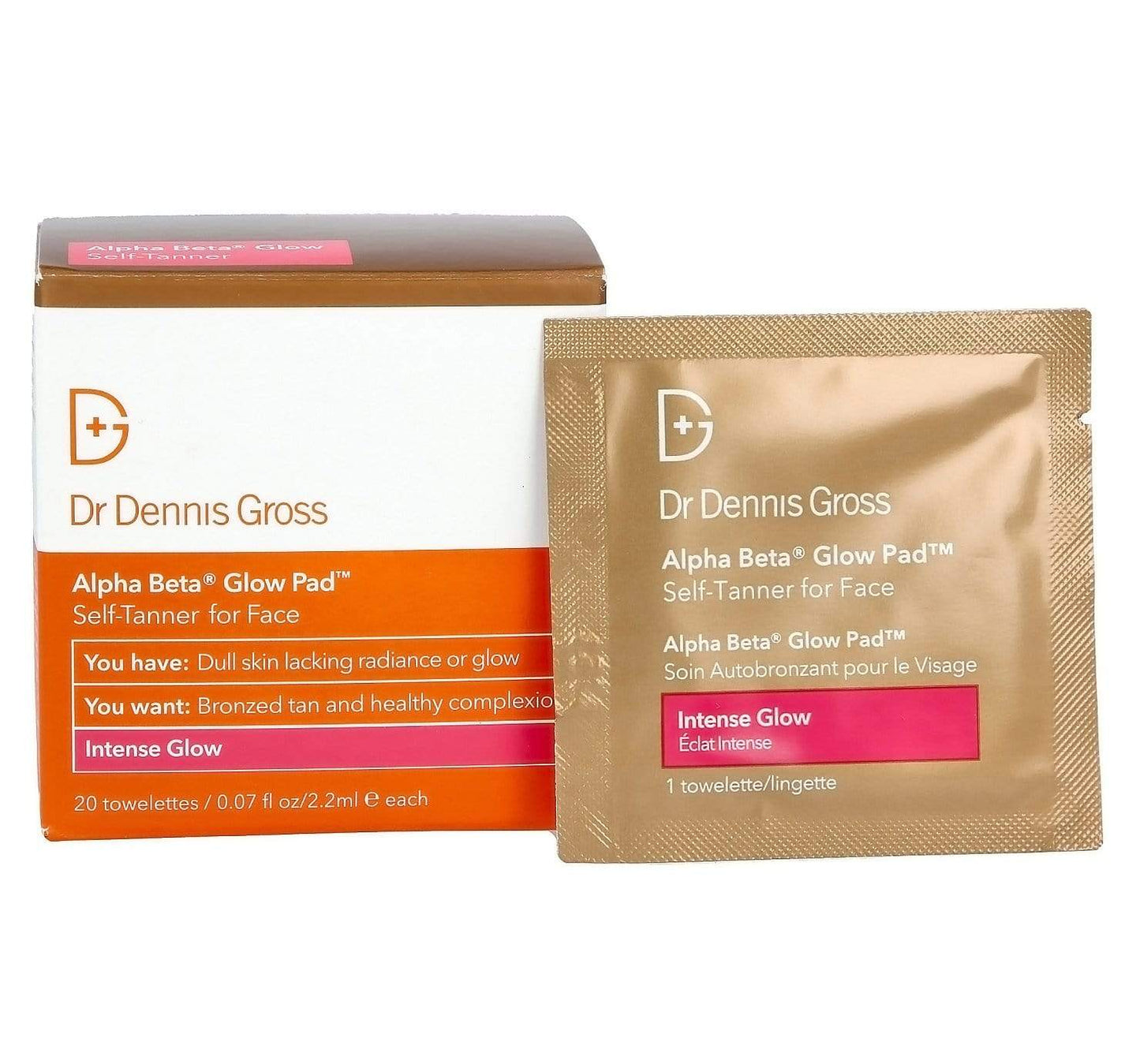 Dr Dennis Gross Beauty Dr Dennis Gross Alpha Beta Glow Pad For Face - Intense Glow 20 Towelettes