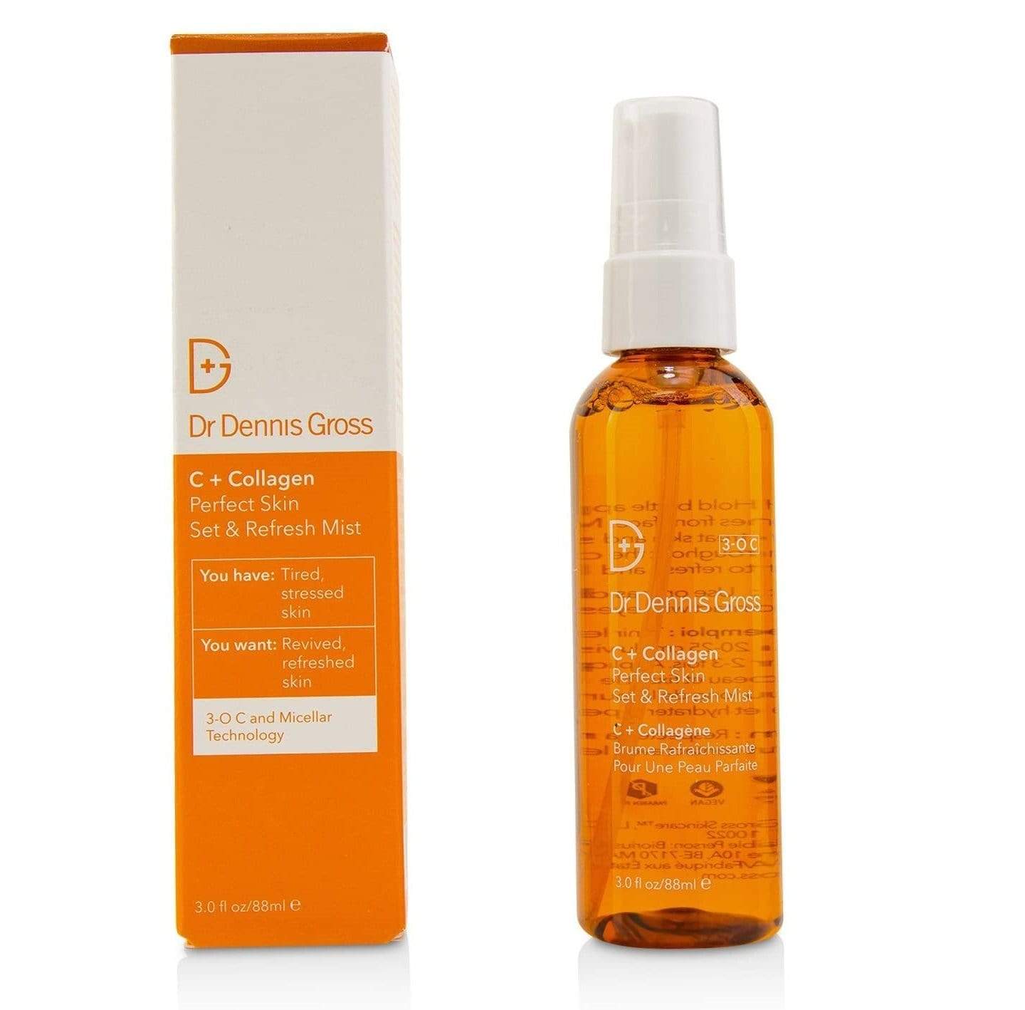 Dr Dennis Gross Beauty Dr Dennis Gross C + Collagen Perfect Skin Set & Refresh Mist 88ml