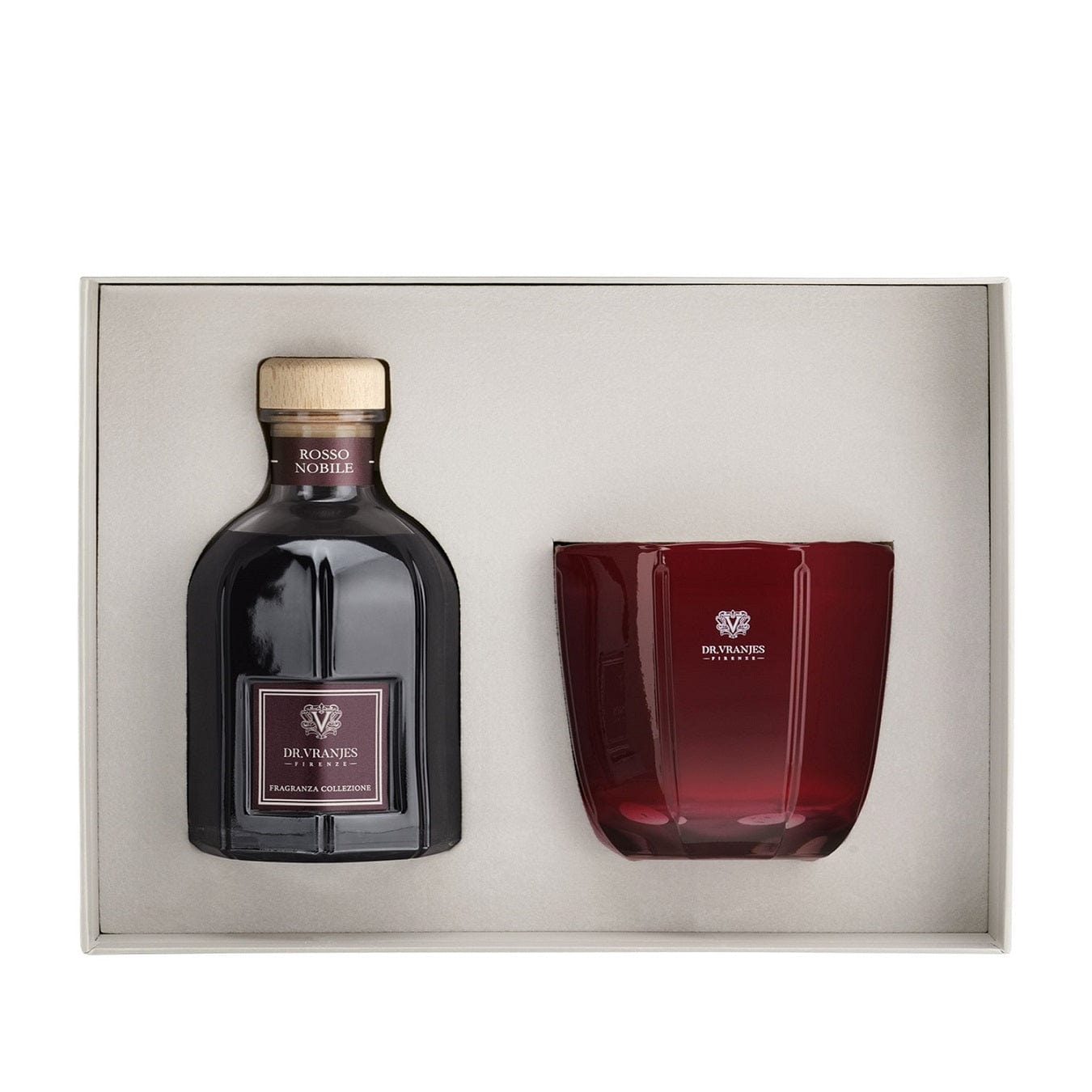 Dr. Vranjes Home & Kitchen DR. VRANJES Rosso Nobile Home Fragrance Diffuser and Candle Set